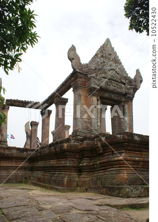 天空世界遺產Preah Vihear寺廟的廢墟 天空世界遺產Preah Vihear寺廟的廢墟 10522430