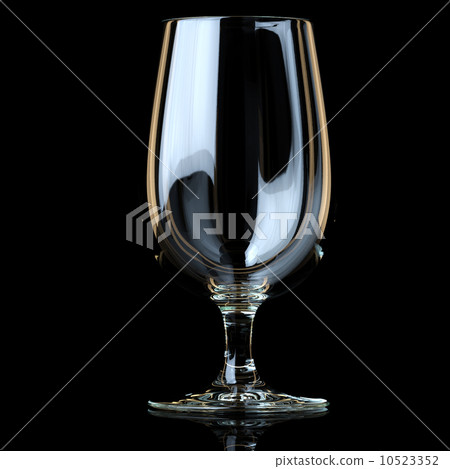 Cognac Or Wine Glass On Black Background 10523352