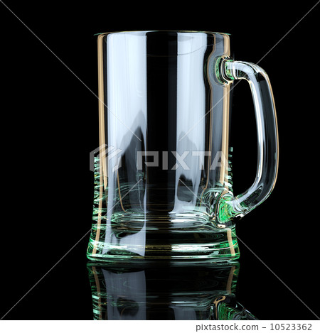 Glass Collection - Beer One. On Black Background 10523362
