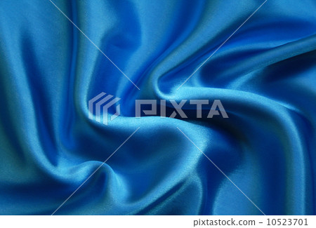 Smooth elegant blue silk as background Smooth elegant blue silk as background 10523701