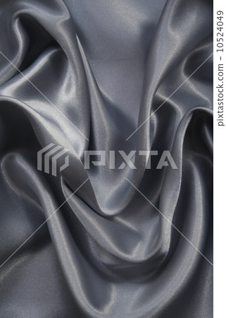 Smooth elegant grey silk as background Smooth elegant grey silk as background 10524049