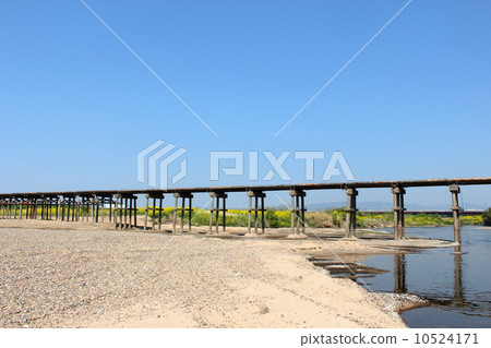 Kyoto Kizu River Flow Bridge Kyoto Kizu River Flow Bridge 10524171