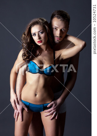 Sexy young models advertises lingerie 10524731