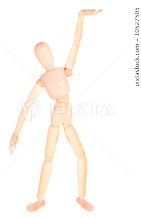 wooden Dummy with empty hand holding wooden Dummy with empty hand holding 10527505