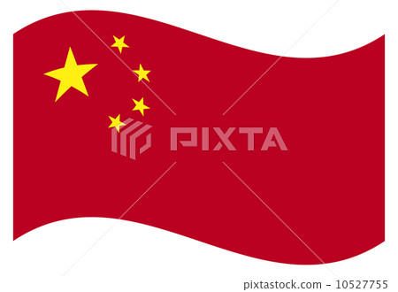 Vector flag. China 10527755