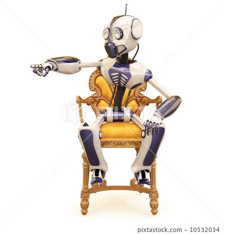 robot and chair robot and chair 10532034