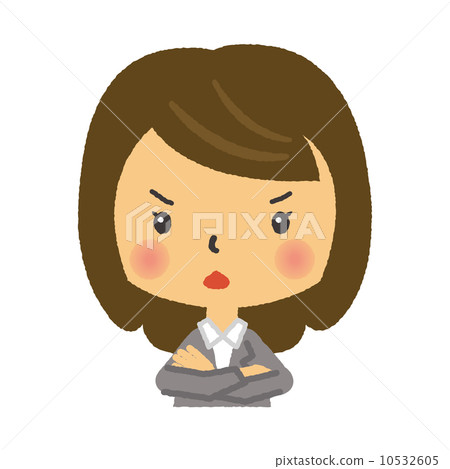 Business woman get angry 10532605