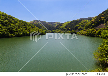 Ehime Prefecture Ozu City Kano River dam 10533381