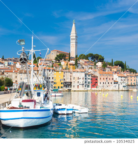 Coastal town of Rovinj, Istria, Croatia. 10534025