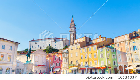 Tartini square in Piran, Slovenia, Europe Tartini square in Piran, Slovenia, Europe 10534037