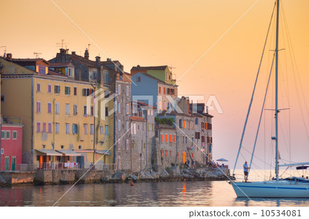 Coastal town of Rovinj, Istria, Croatia. 10534081
