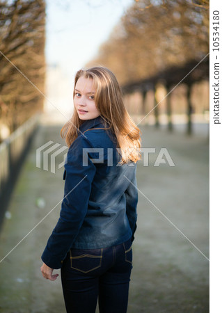 Young girl outdoors on a spring day 10534180