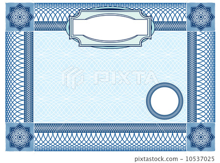 Business background, Guilloche ornamental Element for Certificat 10537025