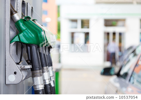 Fuel pump in a gas station. 10537054