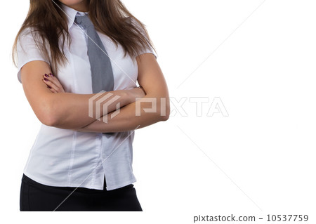 Businesswoman with arms crossed Businesswoman with arms crossed 10537759