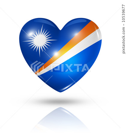 Love Marshall Islands, heart flag icon Love Marshall Islands, heart flag icon 10539677