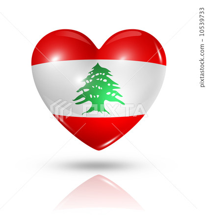 Love Lebanon, heart flag icon Love Lebanon, heart flag icon 10539733