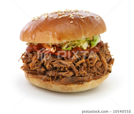 Pulled pork sandwich 10540558