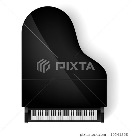 Piano in top view 10541268