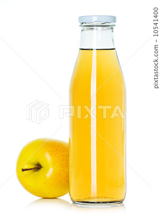 bottle of apple juice with apple 10541400