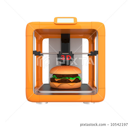 用3D打印機製作漢堡包 10542197