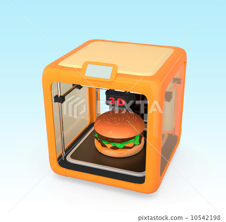 用3D打印機製作漢堡包 用3D打印機製作漢堡包 10542198