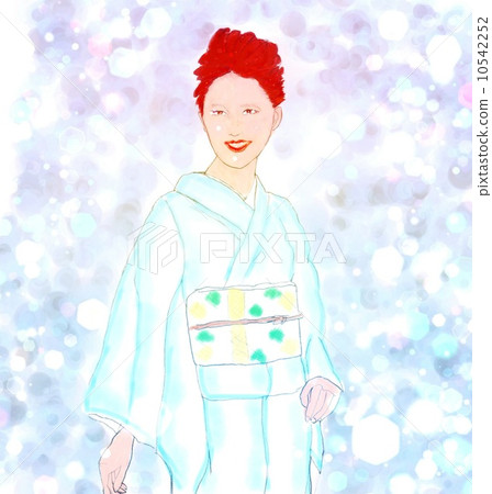 Beauty of Japanese clothing nestling in early spring 3 10542252
