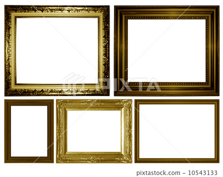 Antique gold frame 10543133