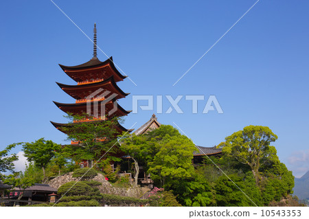 從Miyajima Yamanobe的小直徑附近的風景 10543353
