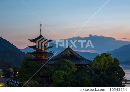 從Miyajima Yamanobe的小直徑附近的風景 10543354
