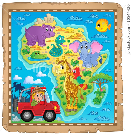 Africa map theme image 4 10544420