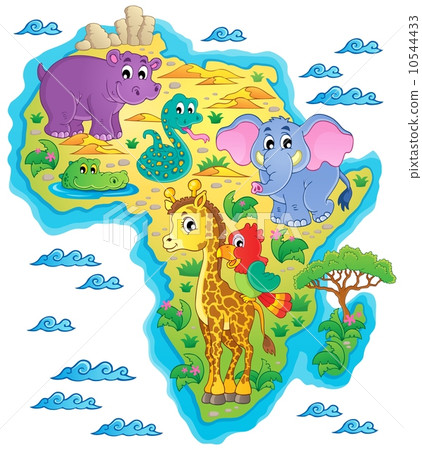 Africa map theme image 1 Africa map theme image 1 10544433
