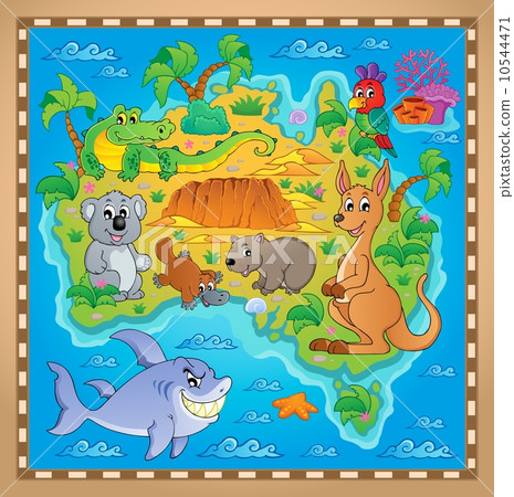 Australian map theme image 2 10544471