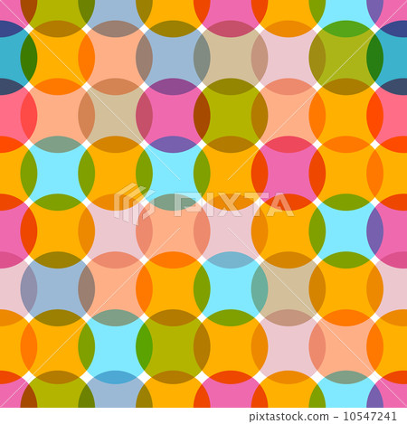 Seamless Retro Circles Colorful Background Seamless Retro Circles Colorful Background 10547241
