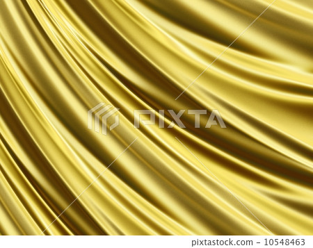 Folded golden sparkling silk 3D texture Folded golden sparkling silk 3D texture 10548463