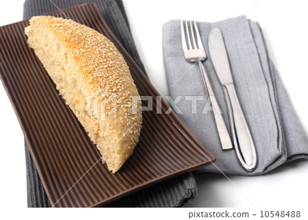 Breakfast with bread 10548488