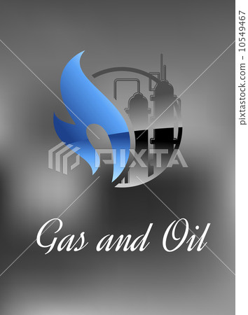 Chemical and gas factory 10549467