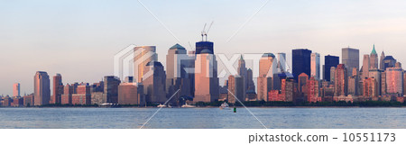 New York City Manhattan downtown skyline New York City Manhattan downtown skyline 10551173