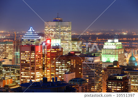 Montreal at dusk 10551397
