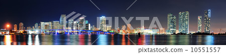 Miami night scene 10551557