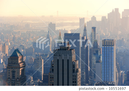 New York City sunset New York City sunset 10551697