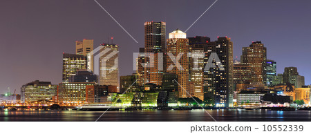 Boston night panorama Boston night panorama 10552339