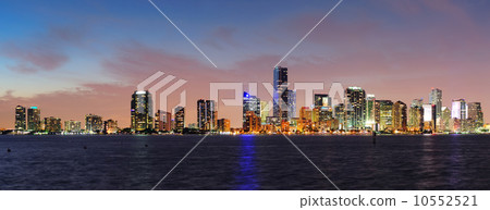 Miami night scene 10552521
