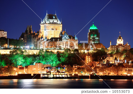 Quebec City at night 10553073
