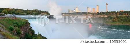 Niagara Falls sunrise panorama 10553091