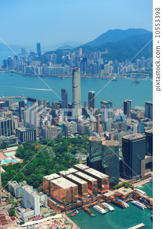 Hong Kong aerial view Hong Kong aerial view 10553398