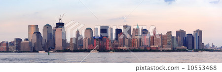 New York City Manhattan sunset 10553468