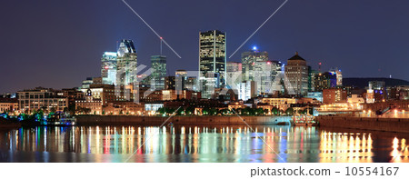 Montreal over river at dusk 10554167