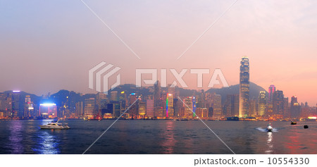 Hong Kong morning panorama 10554330