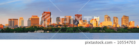 Boston sunset 10554703